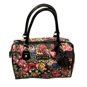 Betsey Johnson Multicolor Floral Satchel